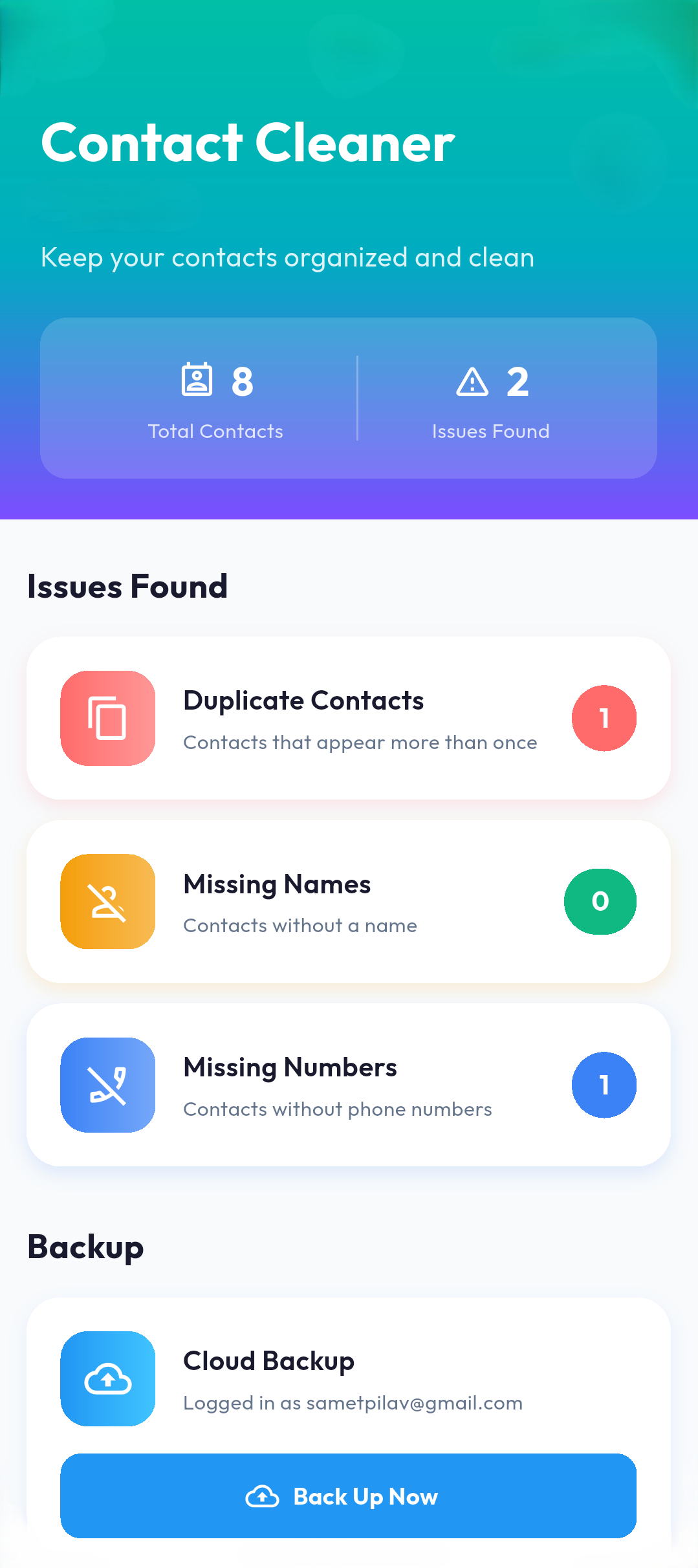 ContactCleaner Hero - Secure Contact Management
